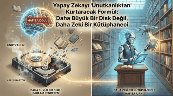 Yapay Zekayı “Unutkanlıktan” Kurtaracak Formül: Daha Büyük Bir Disk Değil, Daha Zeki Bir Kütüphaneci