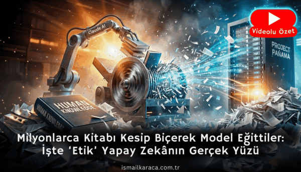 Milyonlarca Kitabı Kesip Biçerek Model Eğittiler: İşte ‘Etik’ Yapay Zekânın Gerçek Yüzü – Videolu Özet